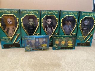 Living Dead Dolls,  The Lost In Oz Set With Exclusive Munch - Kins & Flying Monkeys