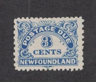 Newfoundland J3 - Postage Due.  3 Cent.  Mnh.  Og.  Single 02 Newj3c
