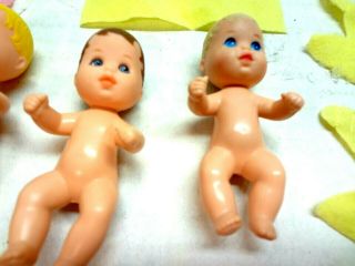 Vintage 1973 Mattel Krissy Twins Baby Doll x 4 Loving Happy Family Barbie 3