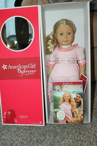 Nrfb Retired American Girl Caroline Doll With Book