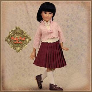 Ha0026a 12” Mui Mui Miu Miu Doll Chinese School Uniform Ruby Red Galleria