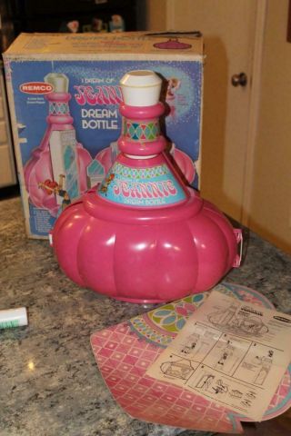 Remco 1976 I Dream Of Jeannie Dream Bottle Playset With Doll Near