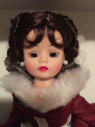 Very Rare Madame Alexander 10”doll “mistletoe And Holly” W/coa,  Le 474/750 Nrfob