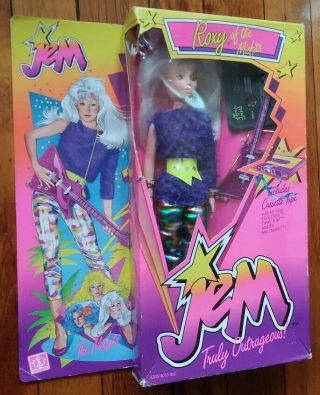 Jem Misfits Roxy Pelligrini Orig.  1985 Hasbro Mib Doll Complete Nrfb