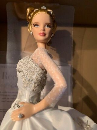 Reem Acra Bride 2007 Barbie Doll Blonde.  Nrfb Platinum
