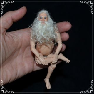 Ooak 1/12 Scale Handmade Santa Doll - By Zjakazumi - Mature Content
