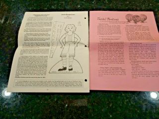 Vintage 1993 Friends of Sasha Newsletters with doll articles and crafts 3