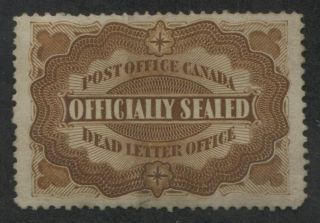 Canada Post Office Seal Scott Ox1