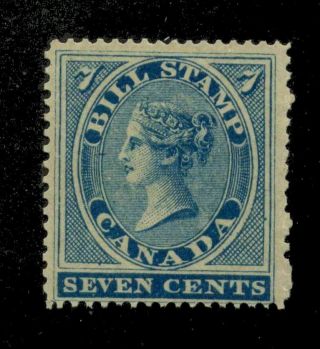Canada Fb7 Sg Mh F/vf 7c Victoria [6359] Cv=$15.  00 Bill Stamp - Cv Is For Fine/