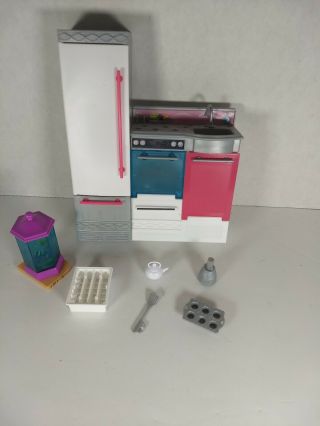Barbie Dream House 2015 Kitchen Replacement Part Accessories Interior Of Frig