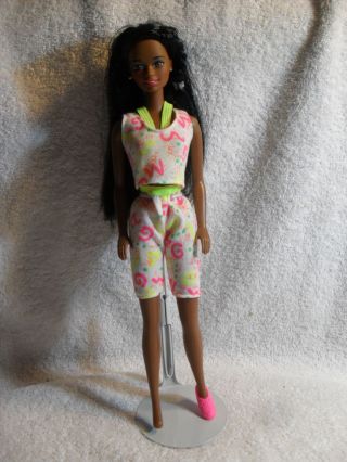 Barbie Doll African American 1966 Body 1967 Head Display Only