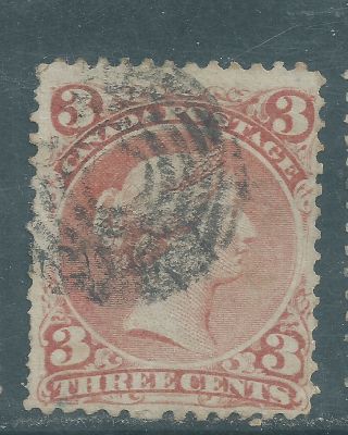 Canada 1868 Large Queen Sg 58 Sc 25 F/vf