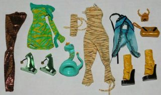 Monster High Cleo De Nile First Wave & Dawn Of The Dance Outfits