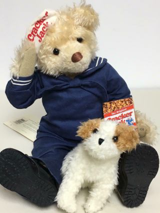 16 " Company Classics Cracker Jack Teddy Bear And Dog