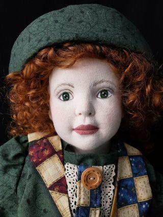 Ooak - Cloth Over Porcelain - Artist Painted (tawny Nix) And Signed Doll " Matilda "