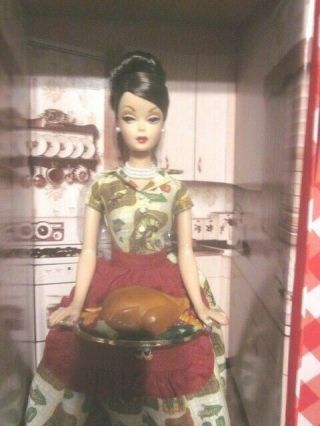 Holiday Hostess Thanksgiving Feast Barbie Nrfb