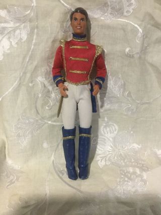 Nutcracker Ken Doll As Prince Eric With Sword