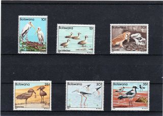 Botswana 1982 - Bird Definitives,  Sc 303 - 320,  Complete - Mnh
