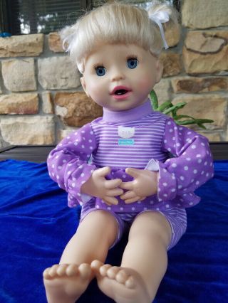 2008 Mattel My Very Real Baby Little Mommy Interactive