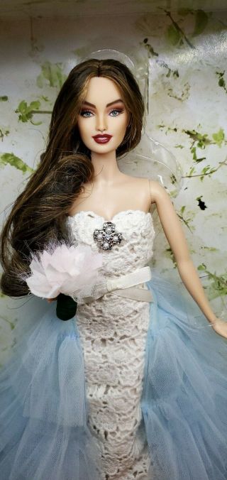 Ooak By Jorgea Repaint Oscar De La Renta Barbie Doll 2015 Nrfb