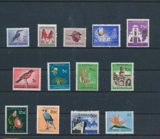 Ll01291 South Africa Monuments Birds & Flowers Fine Lot Mnh