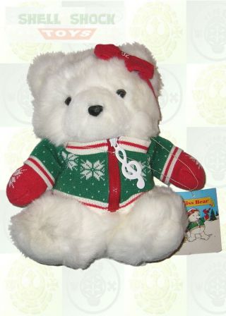 Santa Bear: Dayton Hudson: 1992 Christmas Miss Bear Plush