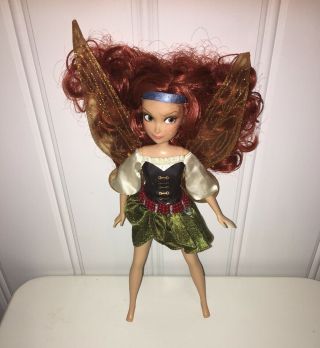 Disney Tinkerbell Fairy - - - - Pirate Fairy Zarina 10 " Doll - - - - Flutter Wings