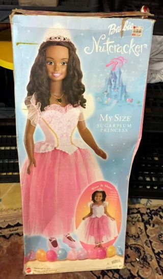 Barbie Nutcracker Sugarplum Princess My Size Doll African Black