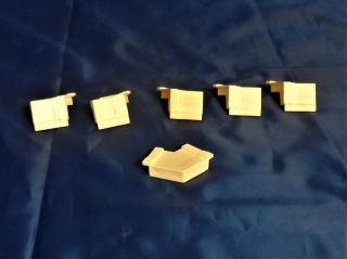 1990 Barbie Magical Mansion Replacement Parts - Roof Corner Trim Supports (6)