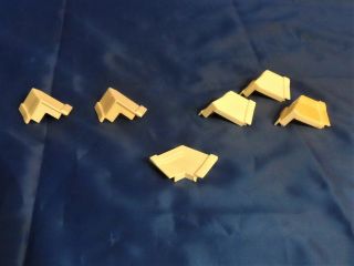 1990 Barbie Magical Mansion Replacement Parts - Roof Corner Trim Supports (6) 3