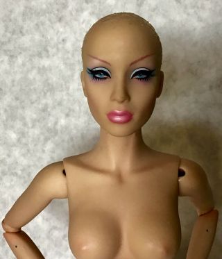 Sybarite " Erosia " Valentine 2017 Superdoll Direct - Gen - X Vinyl Doll - Nude -