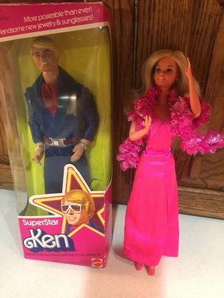 Barbie Dolls Vintage 1978 Superstar Barbie & Ken 2211
