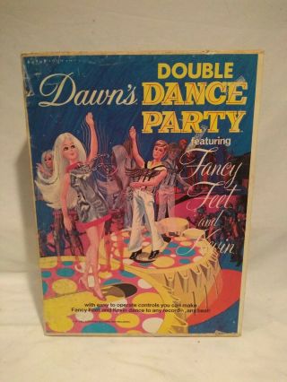 Nos 1971 Topper Dawn & Her Friends Toy Double Dance Party Fancy Feet And Kevin