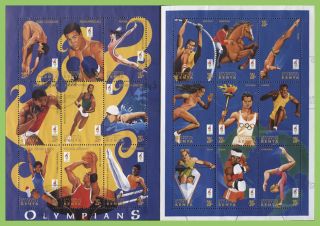 Kenya 1996 Olympic Games,  Atlanta (1st Issue) Two Miniature Sheet