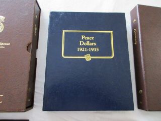 6 DANSCO & WHITMAN COIN ALBUMS 5¢ to $1 plus CURRENCY (EXCLNT) 3