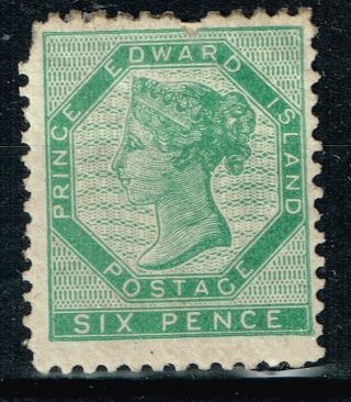 Prince Edward Island 1861 6d Yellow - Green Scott 3 - Postage