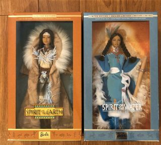 Barbie: Spirit Of Earth & Spirit Of Water Toys R Us Exclusives Nrfb
