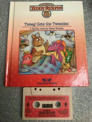 Teddy Ruxpin - Tweeg Gets The Tweezles - Book And Tape