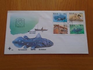 South African First Day Cover From 1989 Identification Of The Coelacanth