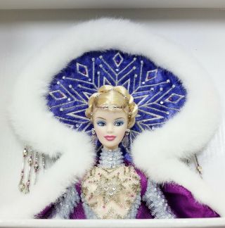 2001 Mattel Bob Mackie Fantasy Goddess Of The Arctic Barbie Doll No.  50840 NRFB 3