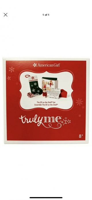 American Girl 18 " Doll Size Elf On The Shelf (rewards Member Exclusive)