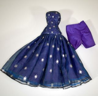 Franklin Heirloom Princess Diana Blue Star Gown Fashion Porcelain
