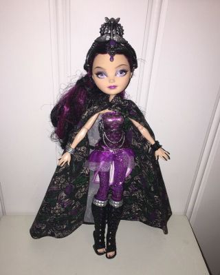 Ever After High Doll - - - - Raven Queen Legacy Day Doll - - - - Purple & Black Cape
