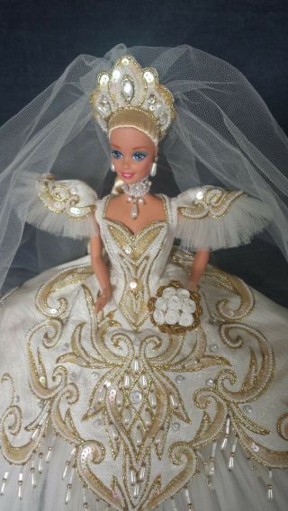 Vintage 1992 Bob Mackie Empress Bride Barbie Doll Nos Never Opened