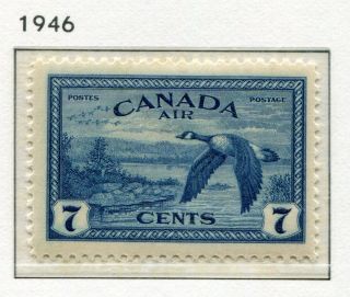1946 - 1947 Canada.  Peace Re - Conversion.  7c Blue Mlh.  Sg 407.  Cv £6.  00.