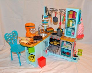American Girl Gourmet Kitchen Set For 18 " Doll
