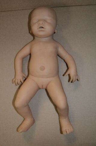 18  Lifelike Silicone Reborn Sleeping Baby Girl Doll 3200g / 7 Pounds Read
