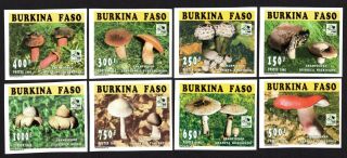 Burkina Faso 1996 Group Of Stamps Mi 1384 - 1391 B Mnh Cv=16€