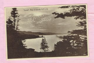 Newfoundland C Parsons Corner Brook Post Card 187 Bay of Islands 
