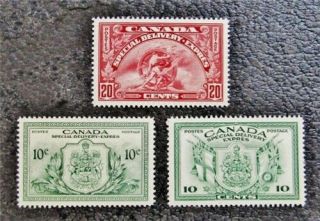 Nystamps Canada Stamp E6 // E11 Og Nh $36